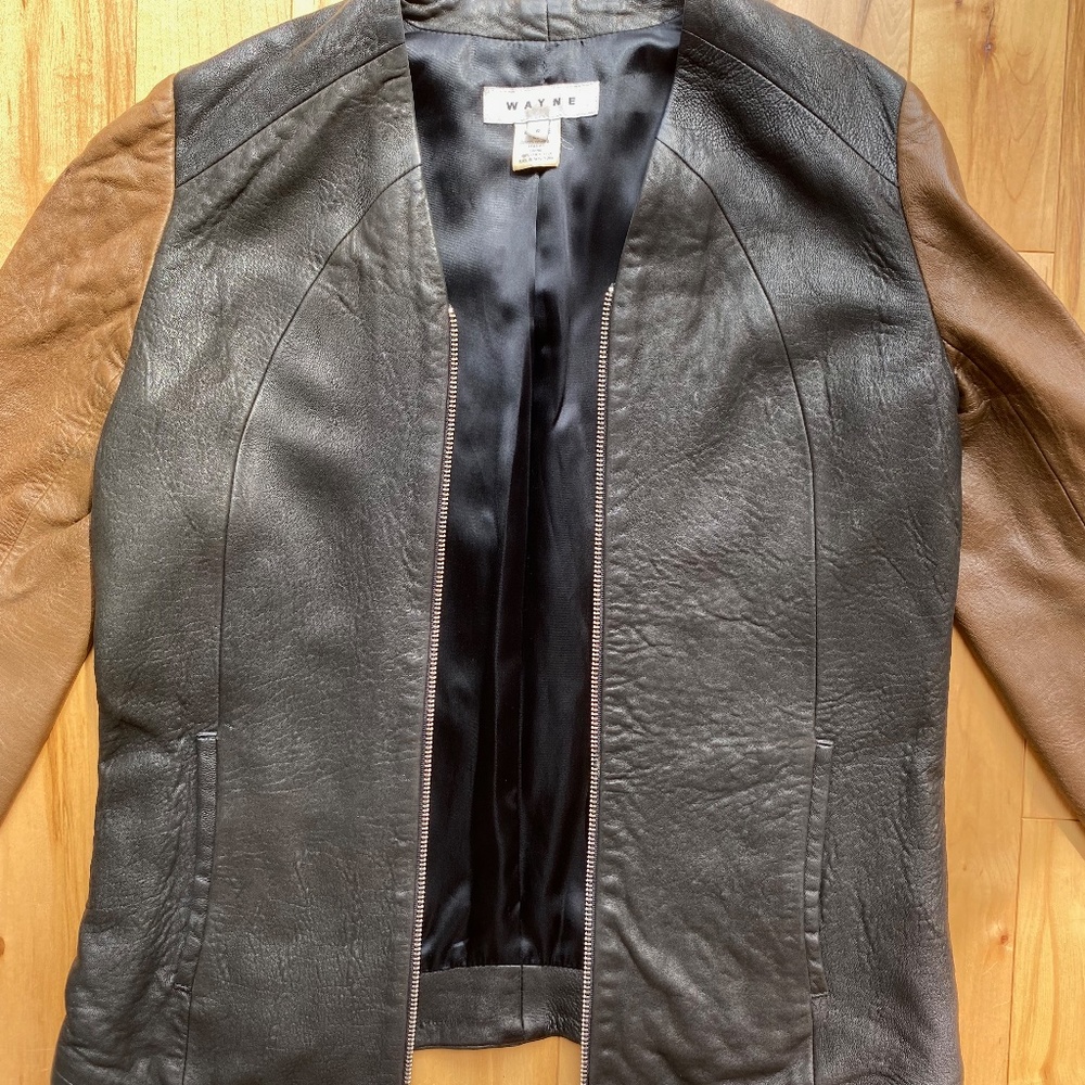 Wayne Leather Jacket - Picture 3 of 9